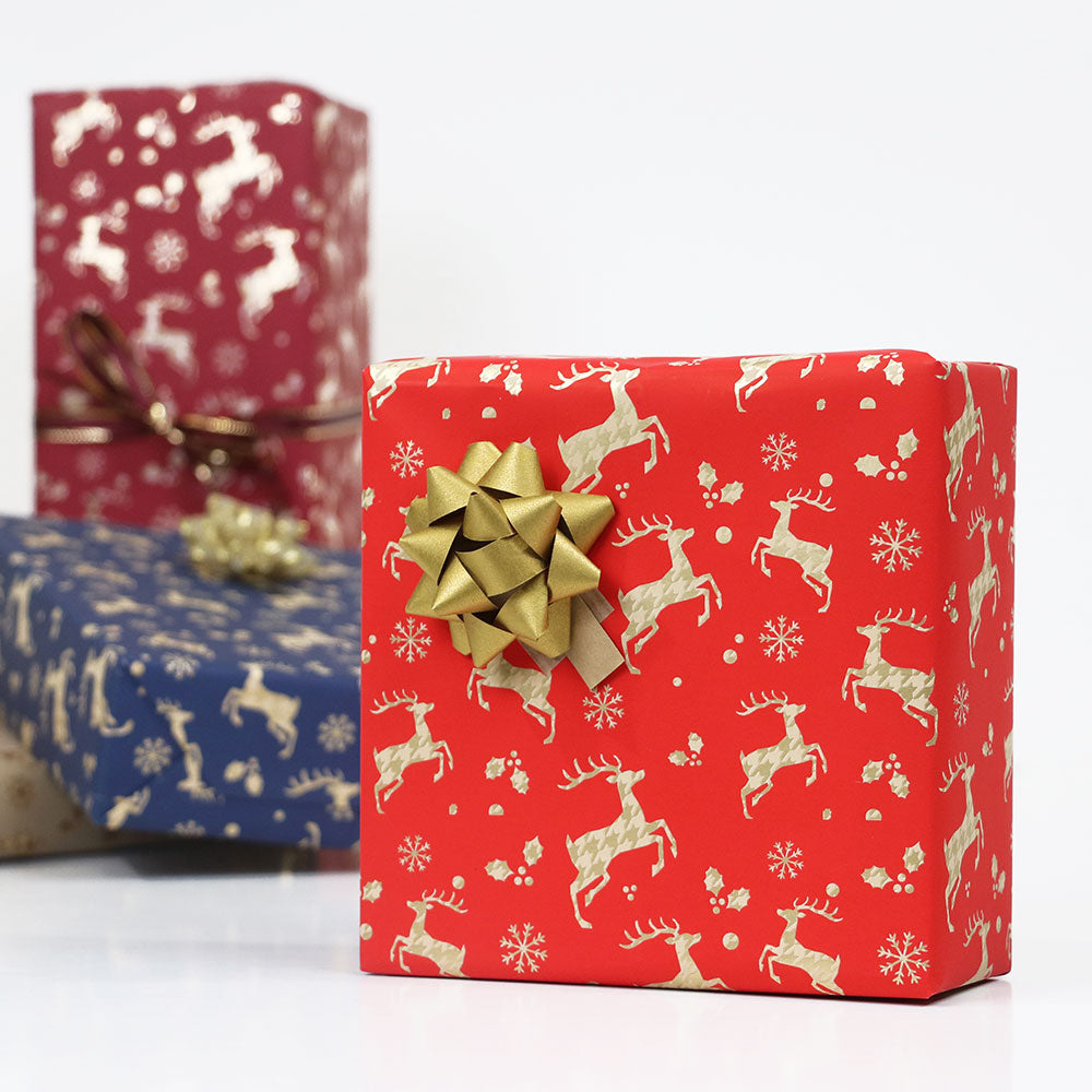 Christmas Deer Bright Red Counter Roll