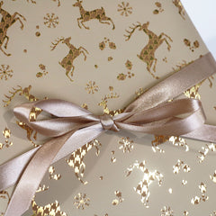 Christmas Deer Cream Counter Roll