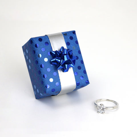 Extravagant Blue Silver Doublesided Counter Roll