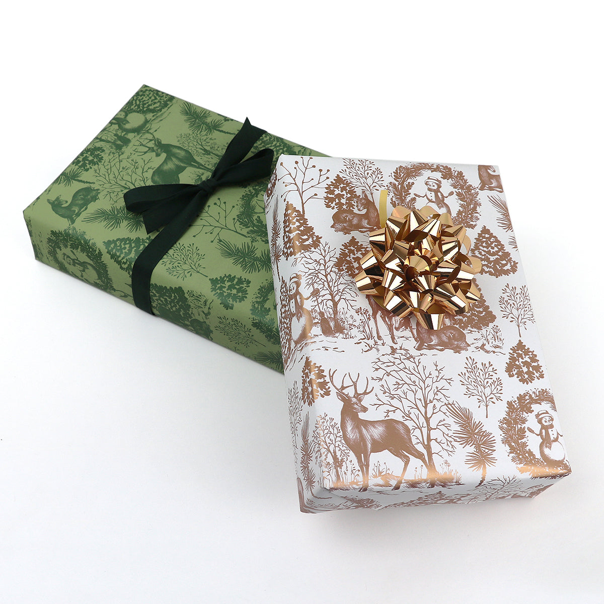 Forest Christmas Rose Gold Counter Roll