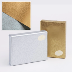 Gift Wrap Sheets - Gold Silver Leaf 7489 (Pack of 25 sheets)