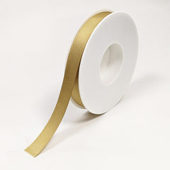 Grosgrain Gold Ribbon (15mm x 25m)