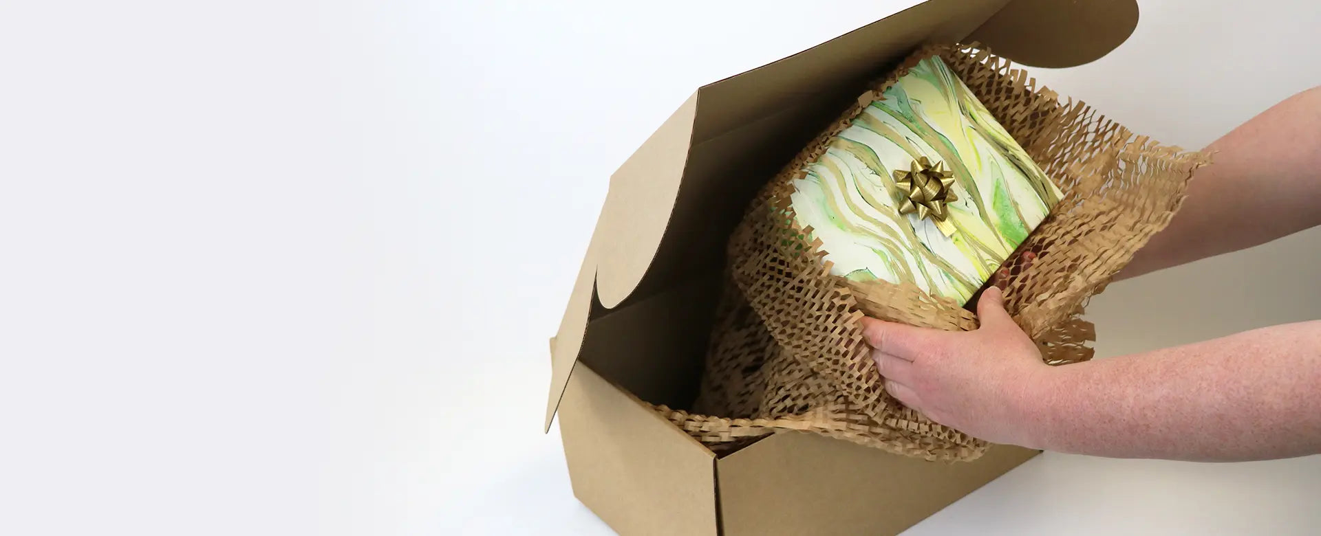 Gift packaging discount material