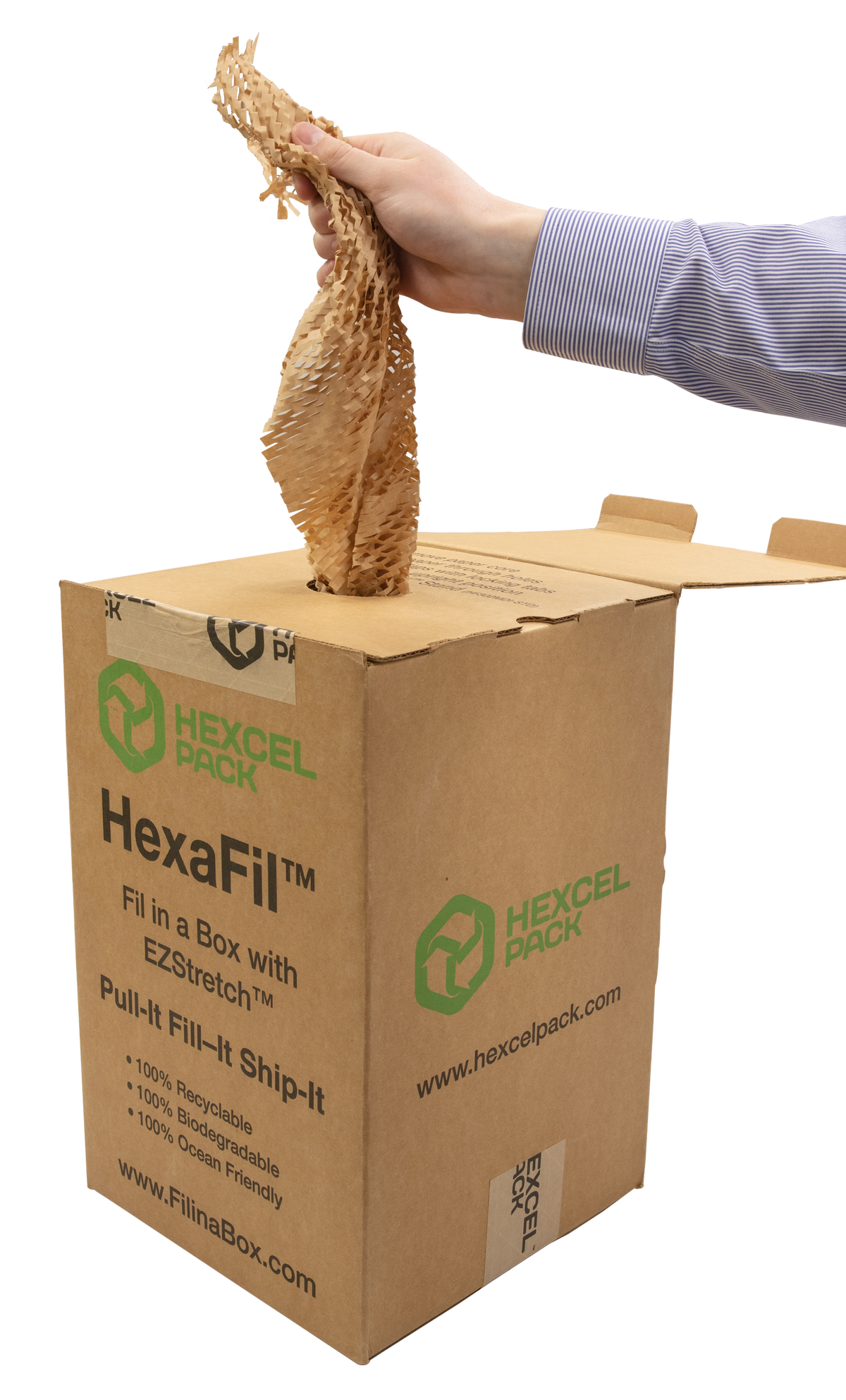 HexaFil Hexcelpack - Portable Void-fill box