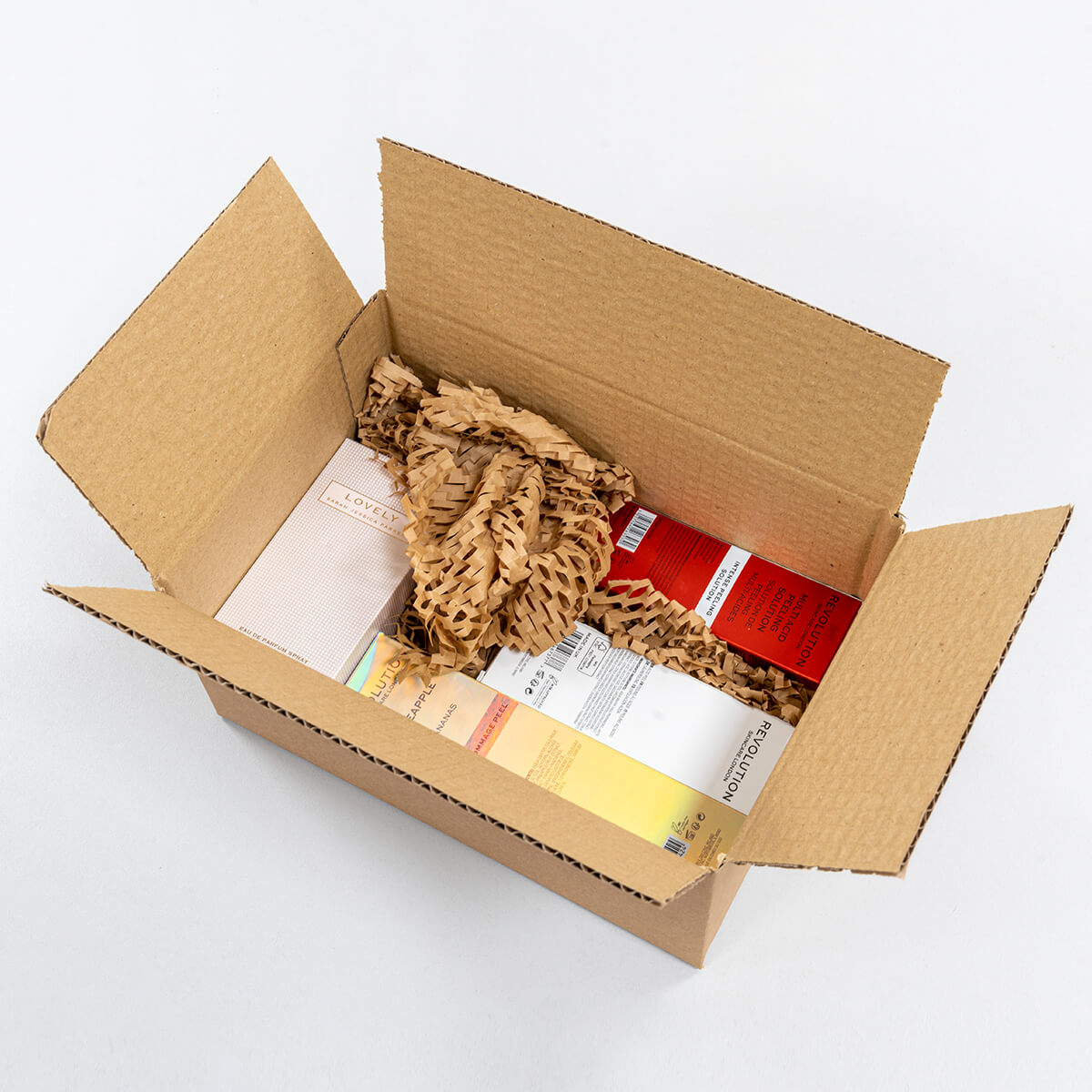 Fill Colored Box HexaFil Hexcelpack - Portable Void-fill box – Kudos Creative
