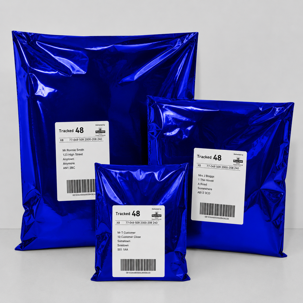 Lightweight Mailing Bag - Peel & Seal closure (Pack of 25) - Royal Blue
