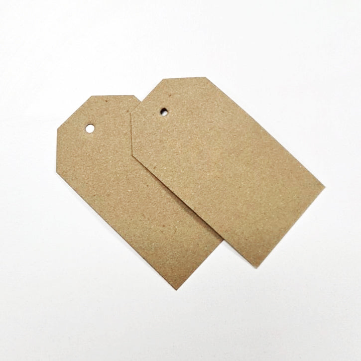 Luggage Kraft Gift Tags (pack 50) Unstrung plain tag