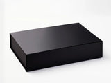 A3 Shallow Black Luxury Gift box with magnetic closure (Pack of 12)