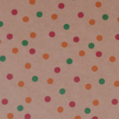 Random Spot Eco-friendly Pink/Orange/Green Giftwrap Counter Roll