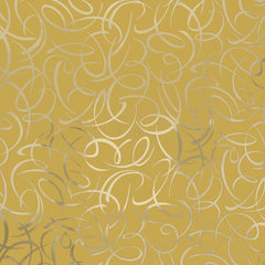 Gift Wrap Sheets - Scrumptious Swirl Gold (Pack of 25 sheets)