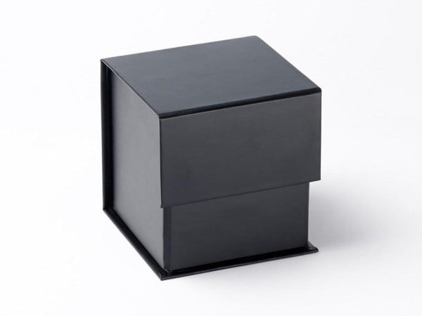 Large Black Cube Luxury Gift box with magnetic closure (Pack of 12)