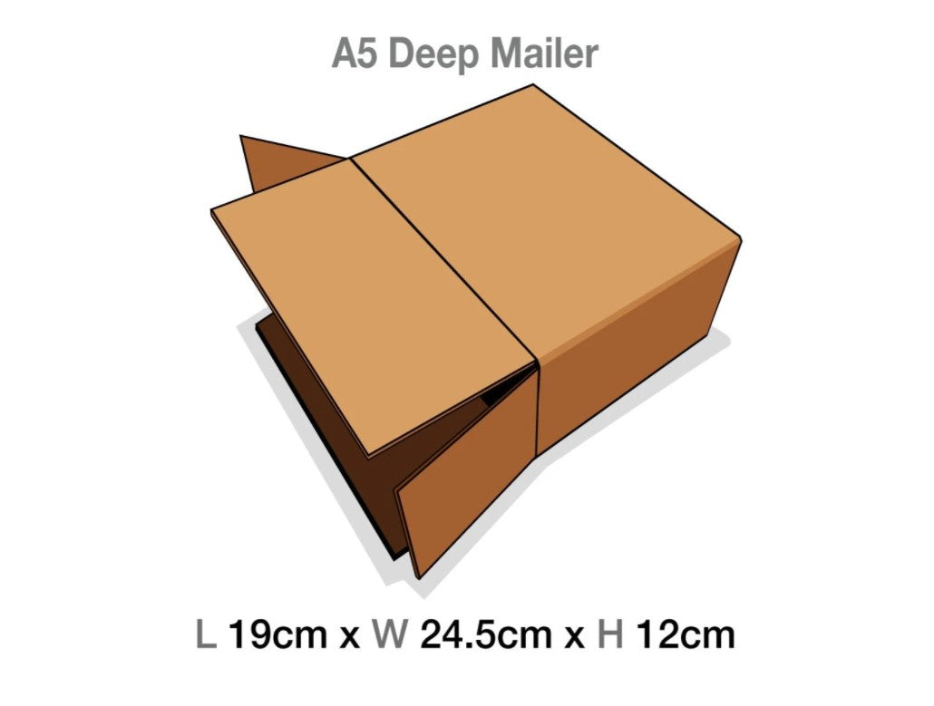 Brown Mailing Cartons to suit A5 Deep Luxury Gift boxes