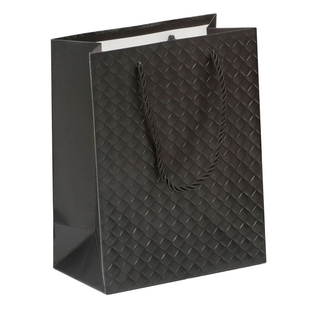 Lady Brigitte Medium Black Gift Bag, Pack 40