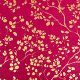 Forest Art Gold on Dark Red Counter Roll
