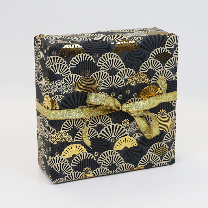 Black & Gold Christmas Gift Wrap And Boxes Collection – Kudos Giftwrap