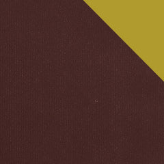 Kraft Colours Double-sided Counter Roll - Chocolate Brown/Gold