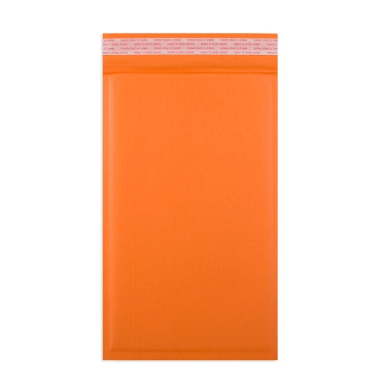 Eco-Friendly Recyclable Orange Padded Mailing Bags (Range of sizes)