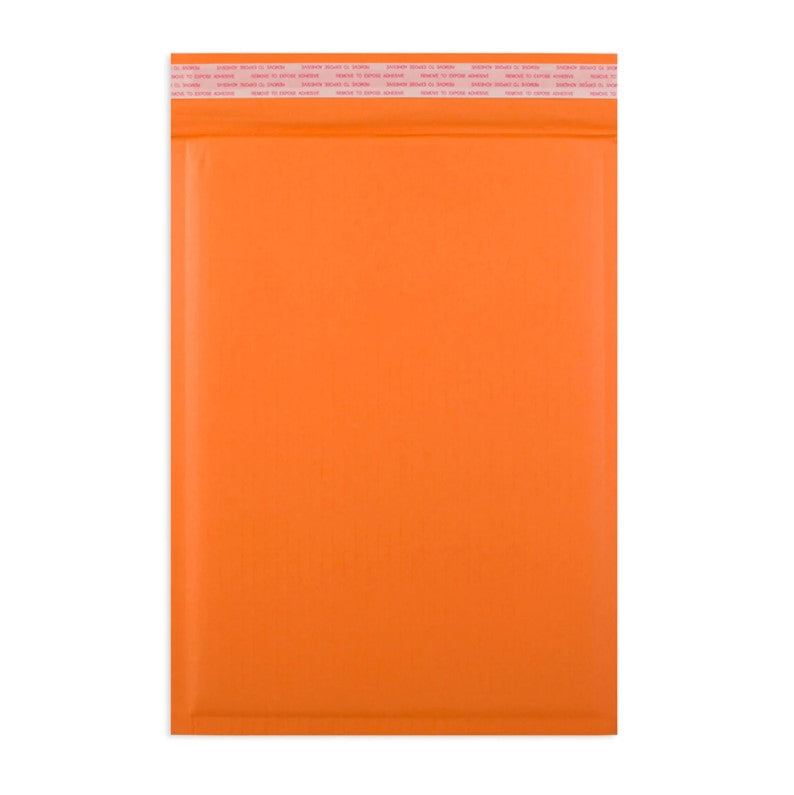 Eco-Friendly Recyclable Orange Padded Mailing Bags (Range of sizes)