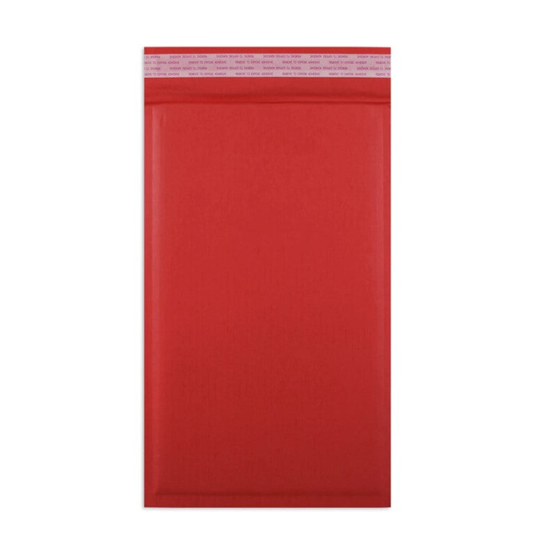 Eco-Friendly Recyclable Red Padded Mailing Bags (Range of sizes)