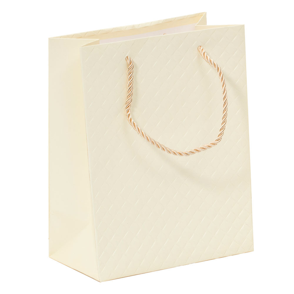 Lady Brigitte Medium Cream Gift Bag, Pack 40