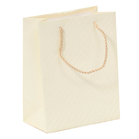 Lady Brigitte Medium Cream Gift Bag, Pack 40