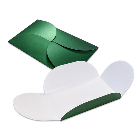 Pearlescent Pochette Wallet Xmas Green