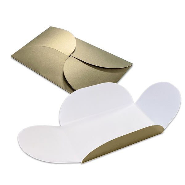 Pearlescent Pochette Wallet Yellow Cream