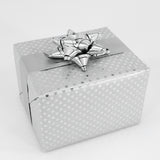 Gift Wrap Sheets - Extravagant Silver Double-sided (Pack of 25 sheets)