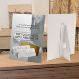 Gift Voucher Card and Envelope - Silver (Pack of 25)