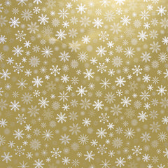 Gold Snowflakes Counter Roll