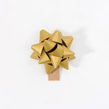 Recycled Bows - Gold (Pack 50) Single sided