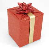 Gift Wrap Sheets - Illustrious Red Gold Double-sided (Pack of 25 sheets)