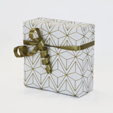 Gift Wrap Sheets - Jewel in White Gold (Pack of 25 sheets)