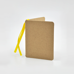 Luxury Kraft Gift Tags Yellow (25)