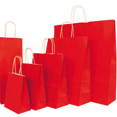 Kraft Bags from Kraft Colours range - Red