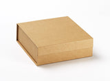 Large Natural Kraft Luxury Gift box with magnetic closure (Pack of 12)