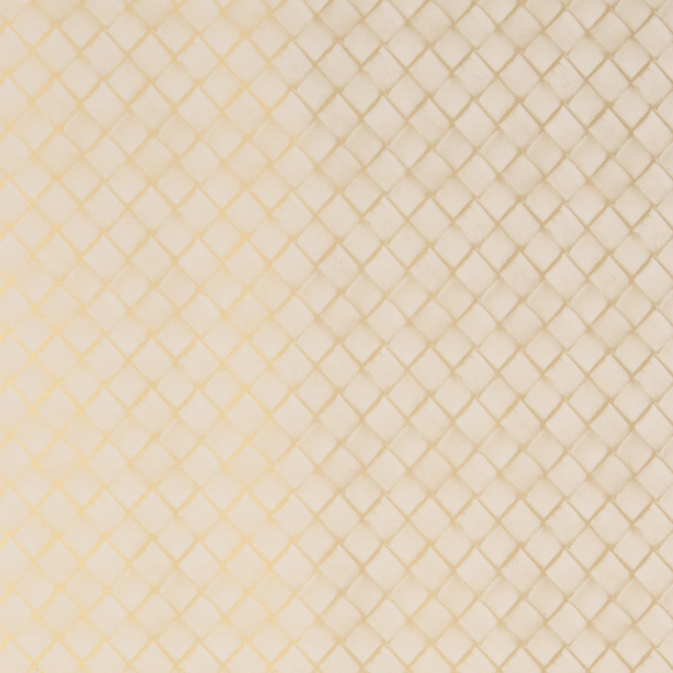 Leather Weave Cream/Gold Counter Roll