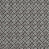 Leather Weave Grey/Black Counter Roll