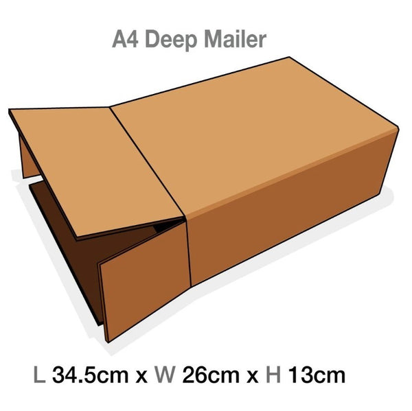 Brown Mailing Cartons to suit A4 Deep Luxury Gift boxes