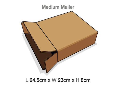 Brown Mailing Cartons to suit Medium Luxury Gift boxes