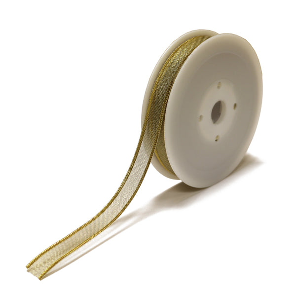Oslo Chiffon Ribbon Gold (15mm x 25m)