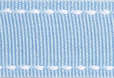 Pale Blue Saddle stitch Grosgrain Ribbon cut to 80CM (24 pieces)