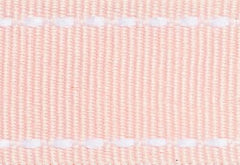 Pale Pink Saddle stitch Grosgrain Ribbon cut to 80CM (24 pieces)