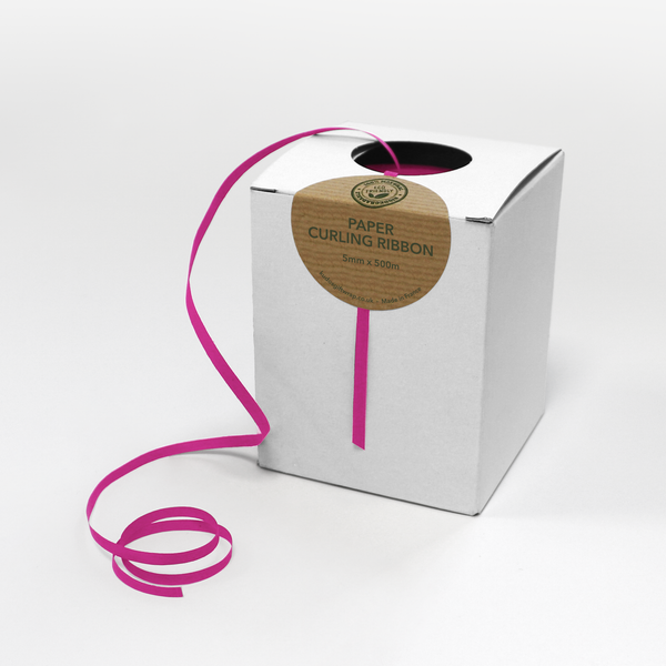 Paper Curling Ribbon (5mm x 500m) - Cerise Pink