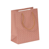 Lady Brigitte Small Rose Gold Gift Bag, Pack 40