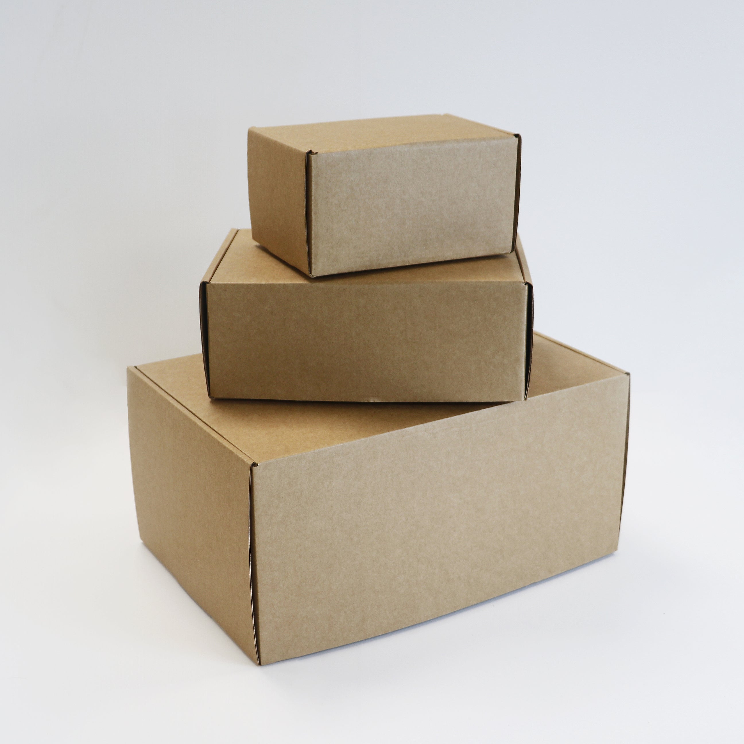 Plain Range Delivery Boxes, Small 150mm x 110mm x 85mm (Pk of 5)