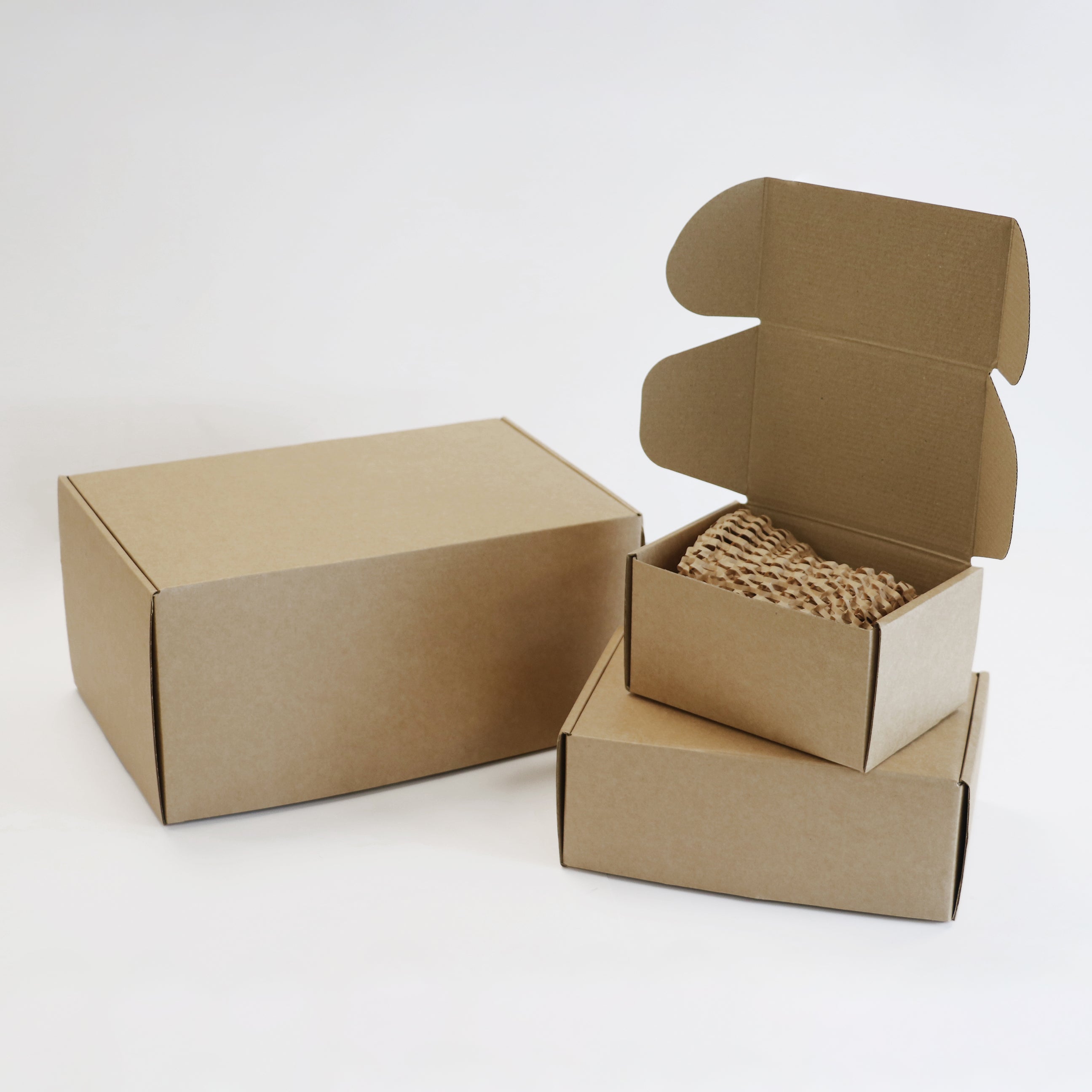 Plain Range Delivery Boxes - Sample Pack – Kudos Giftwrap
