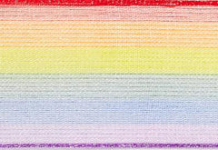 Rainbow Organza Ribbon cut to 80CM (24 pieces)