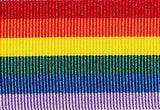 Rainbow Solid Stripe Grosgrain Ribbon cut to 80CM (24 pieces)
