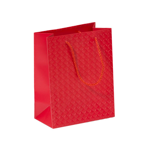 Lady Brigitte Small Red Gift Bag, Pack 40